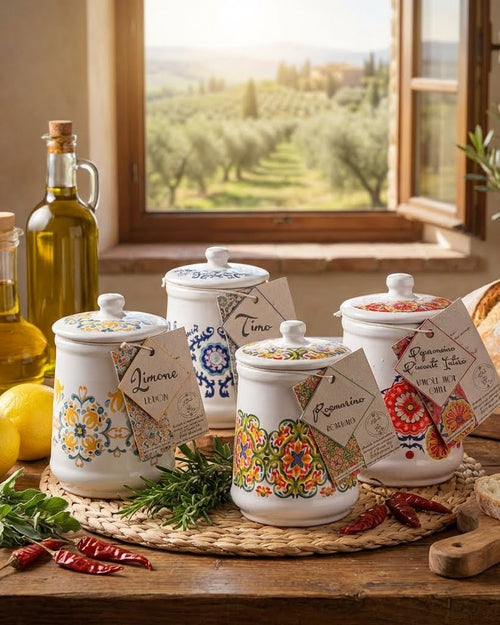 Artigiani dei Sapori, Dried Ground Sage in Ceramic Jar 0.7oz (19g)