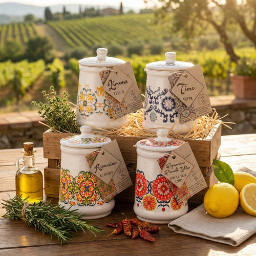 Artigiani dei Sapori, Dried Ground Sage in Ceramic Jar 0.7oz (19g)