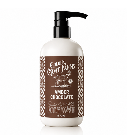 Amber Chocolate Scented Goat Milk Body Wash