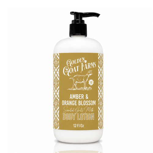 Amber & Orange Blossom Scented Goat Milk Body Lotion