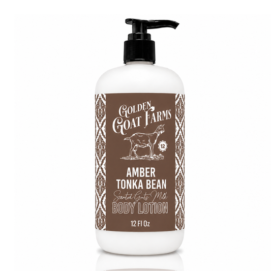 Amber Tonka Bean Scented Goat Milk Body Lotion