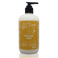 Banana Kiwi Scented Goat Milk Body Lotion