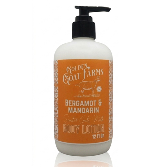 Bergamot & Mandarin Scented Goat Milk Body Lotion