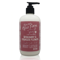 Bergamot & Tobacco Flower Scented Goat Milk Body Lotion