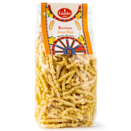 Gusto Etna Sicilian Busiata Pasta (Durum Wheat) – 500g