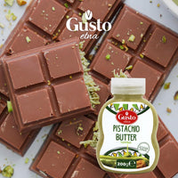 Gusto Etna Sicilian Pistachio Cream Squeeze Pouch (20% Pistachio) – 200g / 7.05 oz
