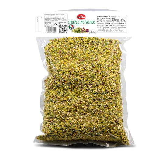 Gusto Etna Sicilian Raw Chopped Pistachios – 1kg / 2.2 lb Bulk