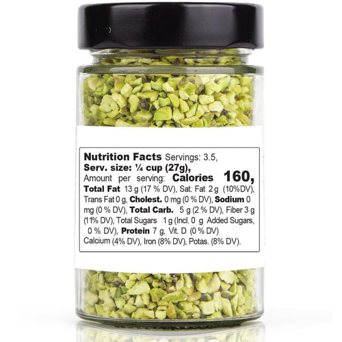 Gusto Etna Sicilian Raw Chopped Pistachios – 100g / 3.5 oz