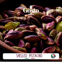 Gusto Etna Certified Sicilian Pistachios from Bronte – Raw, Shelled, Unsalted, 250g / 8.8 oz