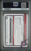 Graded 2022 Topps Bowman 1st Edition Pete Crow Armstrong #BPPF102 Sky Blue Foil Rookie RC Baseball Card PSA 10 Gem Mint