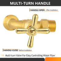 1/2" MIP X 3/4" NH Hose Bibb Plumbingsell