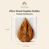 Olive Wood Napkin Holder