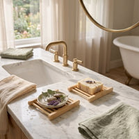 4-Pack Bamboo Soap Dish