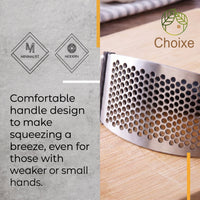 Stainless Steel Garlic Press