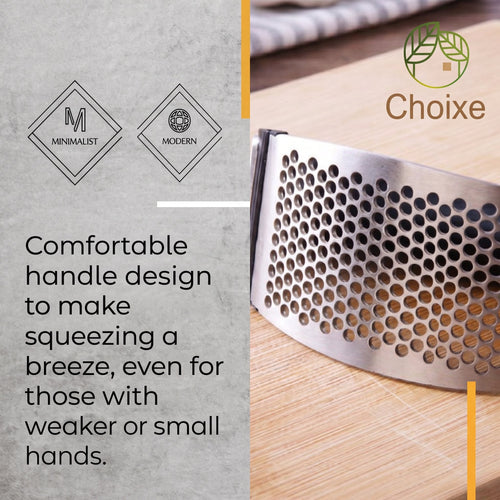 Stainless Steel Garlic Press