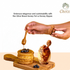 Olive Wood Honey Pot w/Honey Dipper