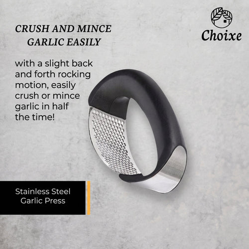 Stainless Steel Garlic Press