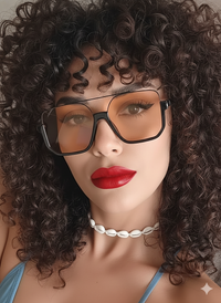 Oversized Square Frame Fashion Sunglasses