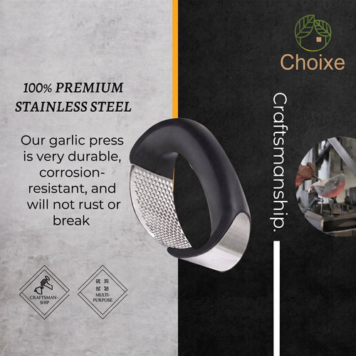 Stainless Steel Garlic Press