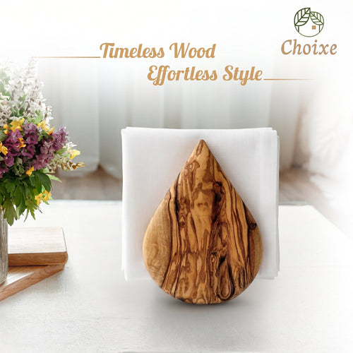 Olive Wood Napkin Holder