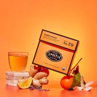 SMITH TEAMAKER - GINGER RISING HERBAL TEA BLEND NO. 79 (15 TEA BAGS, 1.48 OZ)