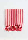 Girit Red Cotton Linen Towel