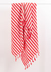 Girit Red Cotton Linen Towel