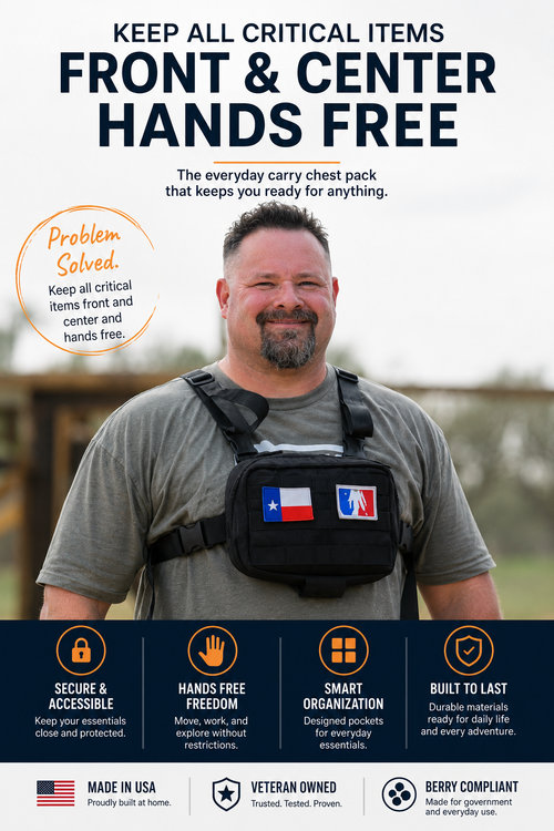 Gnome Chest Pack | Keep Essential Gear Within Reach