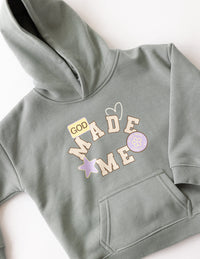 God Made Me Kids Hoodie