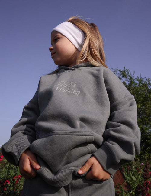 God's Still Working Kids Hoodie