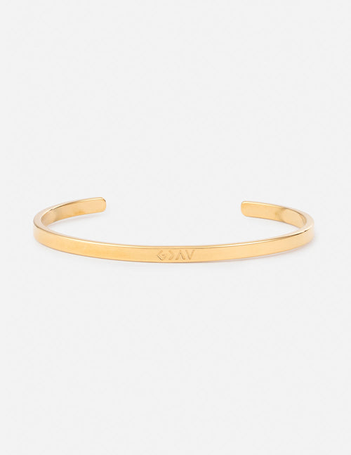 Gold Highs and Lows Cuff Bracelet