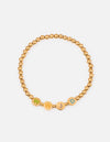 Gold WWJD Letter Bracelet