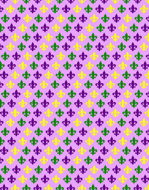 The Fleur de Lis Polo - Purple