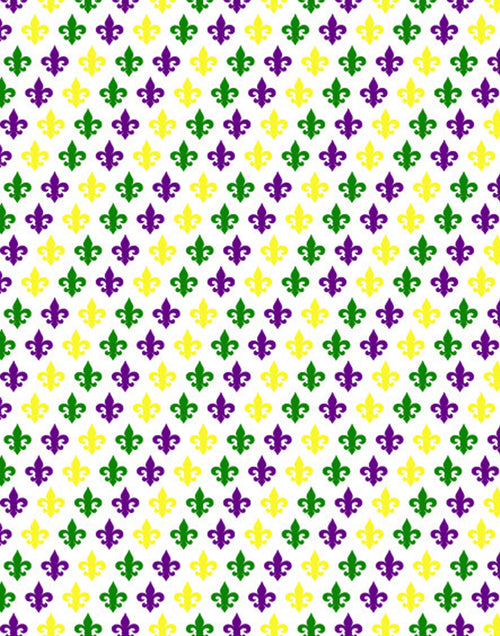 The Fleur de Lis Polo - White