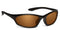 Polarized Amber / No Bifocal/Reader (Plano) ($90) / Glossy Black
