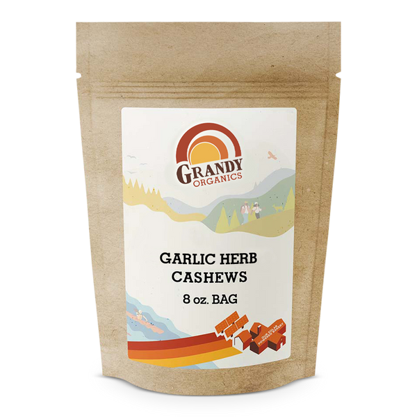 Garlic Herb Cashews Grandy Organics