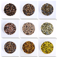 SS3-SS30 Yellow Series Non-Hotfix Glass Flat Back Rhinestones