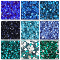 SS3-SS60 Blue Series Non-Hotfix High Quality Glass Flatback Rhinestones