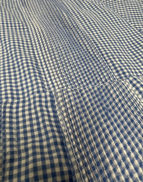 American Duke Apparel Company Guayabera - Blue Gingham