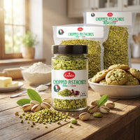 Gusto Etna Sicilian Raw Chopped Pistachios – 100g / 3.5 oz