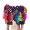 Natural Pearl Feather Fringe Trim 5-8cm