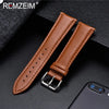 OnePlus Leather Watch Band, Soft Calfskin Strap with Silver Buckle