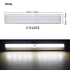 STEVVEX 6/10 LEDs PIR  with Motion Sensor Light for Cupboard, Wardrobe, Bed Lamp LED Under Cabinet Night Light For Closet Stairs Kitchen and multifunctional