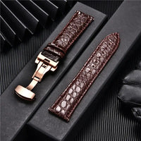 Ticwatch Crocodile Pattern Leather Band - Rugged and Durable