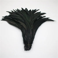 50pcs Natural Rooster Tail Feather Plumes