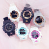 Electroic Shock Digital Watch Unisex Sports Waterproof  Watch With LED Colorful Mode Wristwatch For  Men and woman