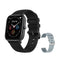 Black with grey strap