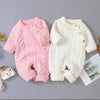 Handmade Knitted Baby Clothes Long Sleeve Newborn Baby Romper Winter Spring Baby Girl Romper Jumpsuit For Boys and Girls