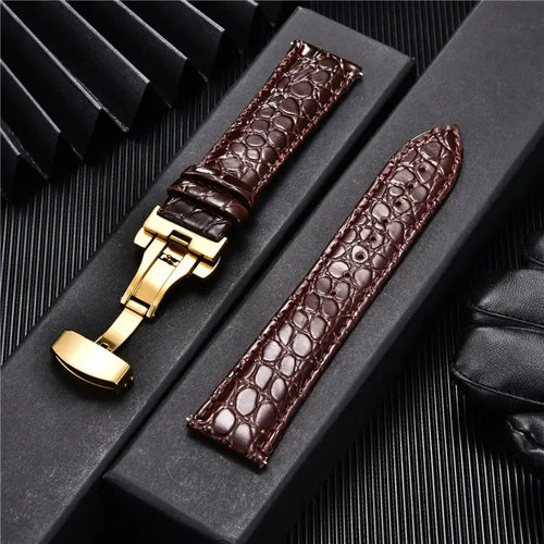 Samsung Galaxy Watch Crocodile Leather Band