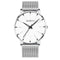 M Silver White